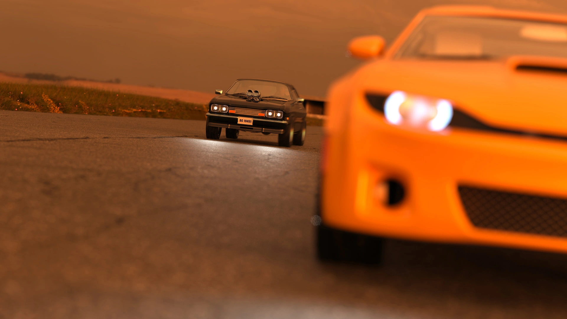 Underground street race in Race of Life